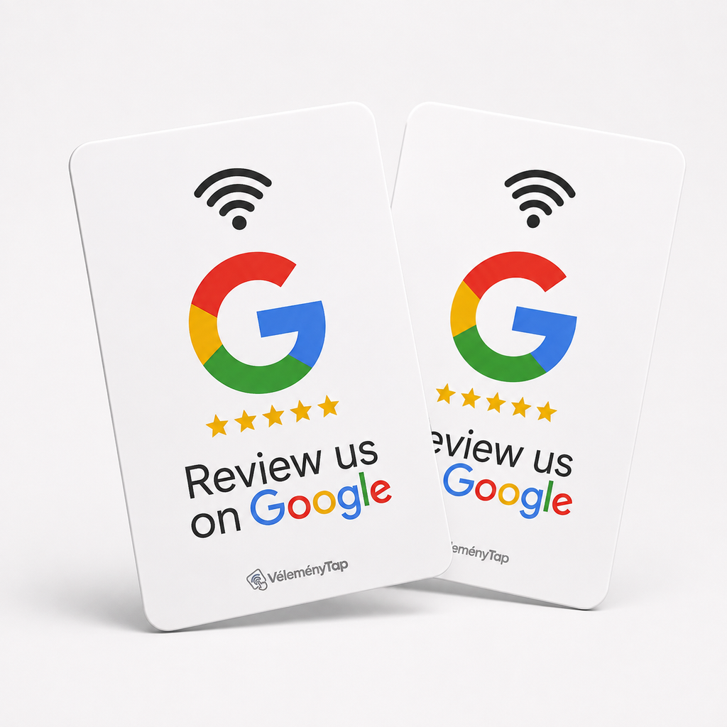 Google Értékelés NFC Kártya