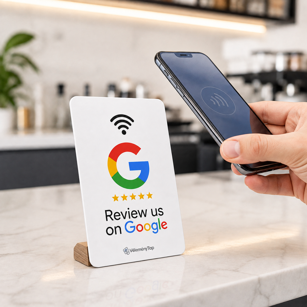 Google Értékelés NFC Kártya