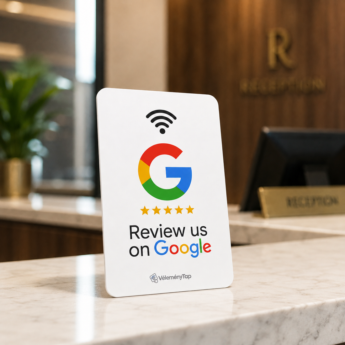 Google Értékelés NFC Kártya
